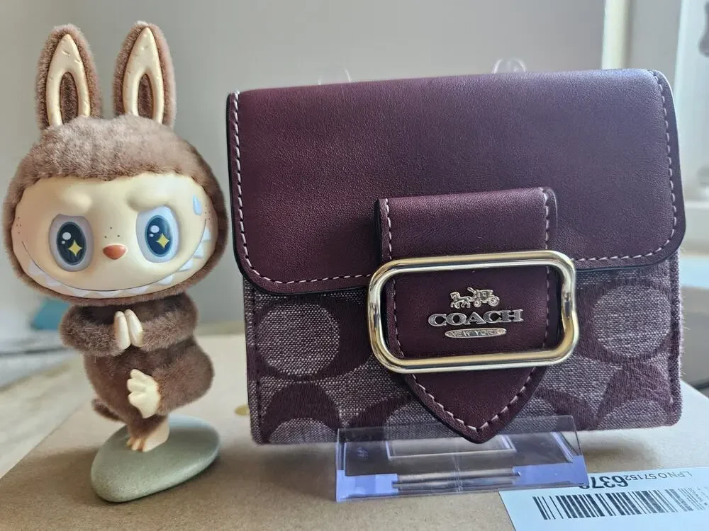 COACH Tri-fold wallet / Small Morgan Bordeaux CH151